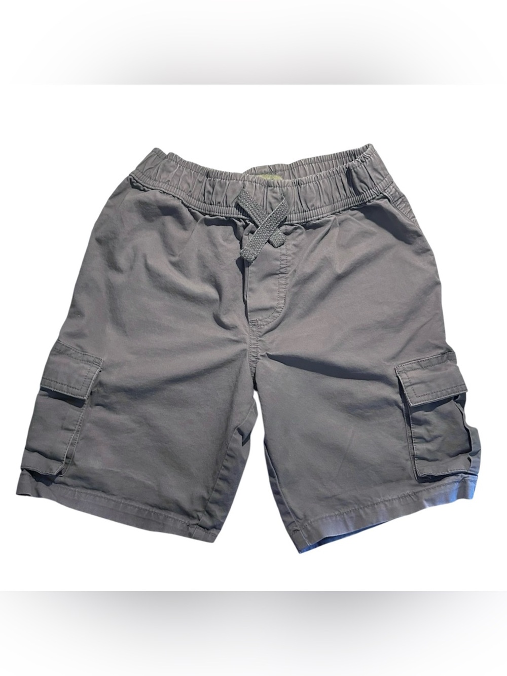 Maximus Rex size 6 Boys gray pull on elastic waist cargo shorts
